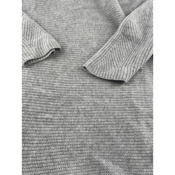 Talbots 100% Cashmere Sweater Womens Large Gray Pullover Minimalist Quiet Luxury - Picture 7 of 7
